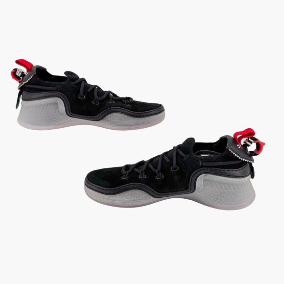 Christian Louboutin Arpoador Black Suede Sock Sneakers Size 40.5 US 10.5 Women's - Picture 11 of 16